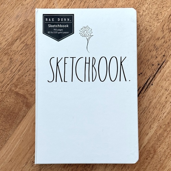 Rae Dunn Flower Design SKETCHBOOK 192 Pages 80 lb Paper Brand New!! - Picture 1 of 2